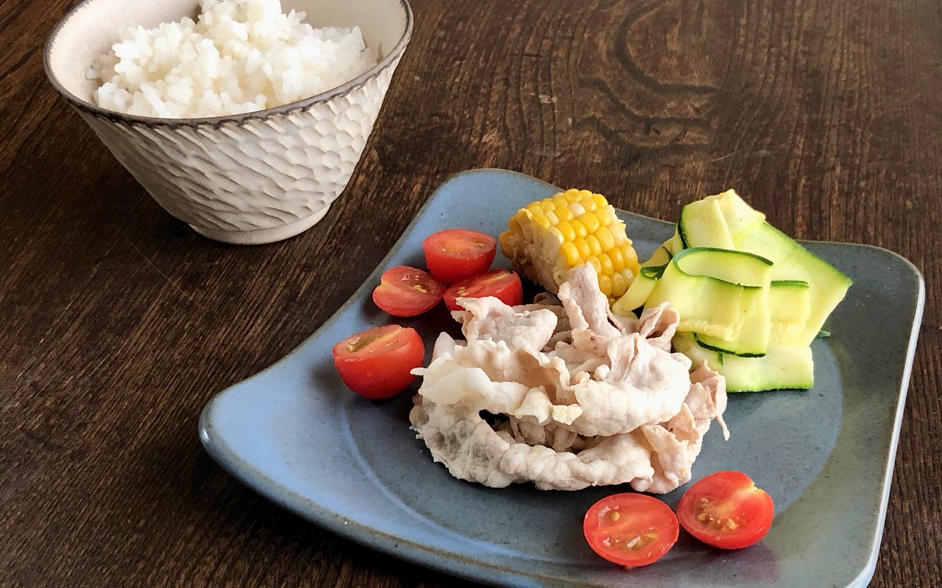 オープン前の手抜きお昼ごはん 夏は冷しゃぶ うつわどころ くるみ