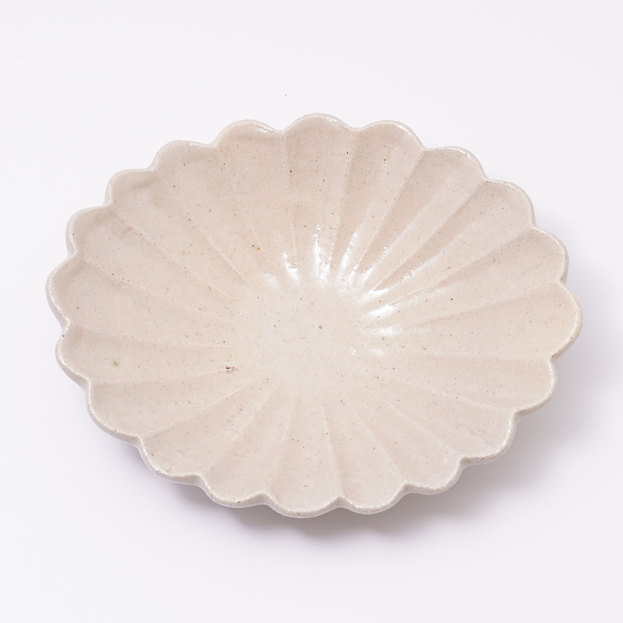 楕円菊皿
