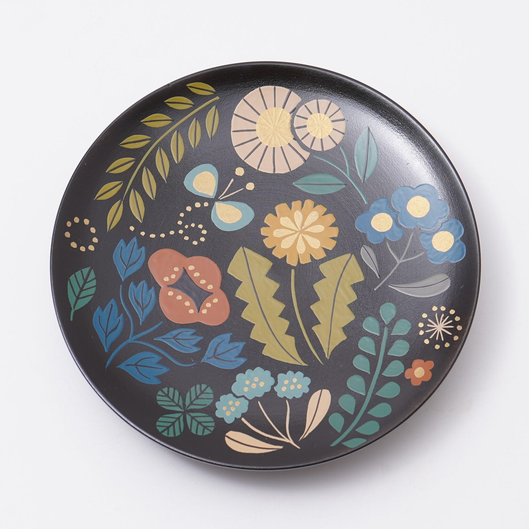 豆皿 <ボタニカル文様>