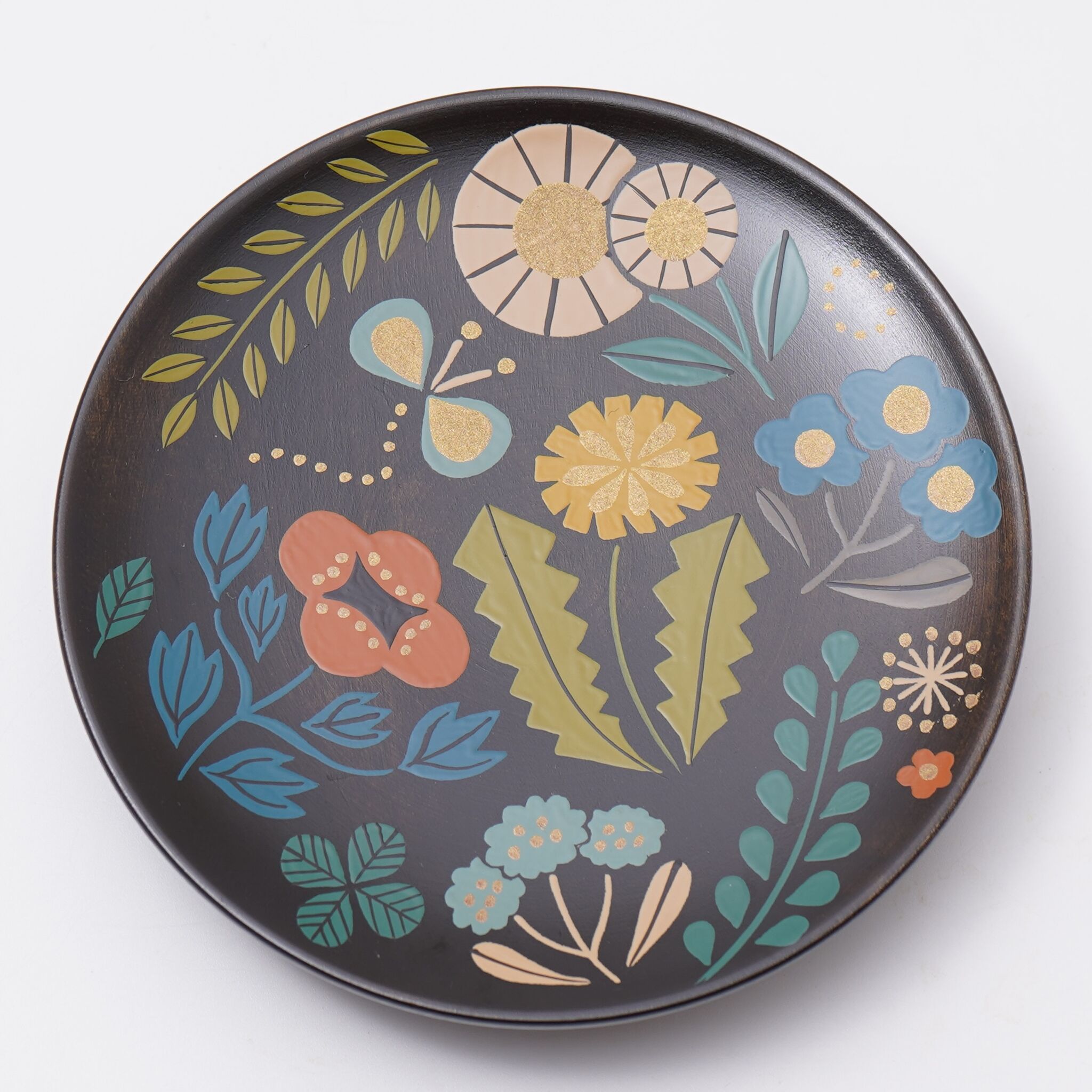 豆皿 <ボタニカル文様>