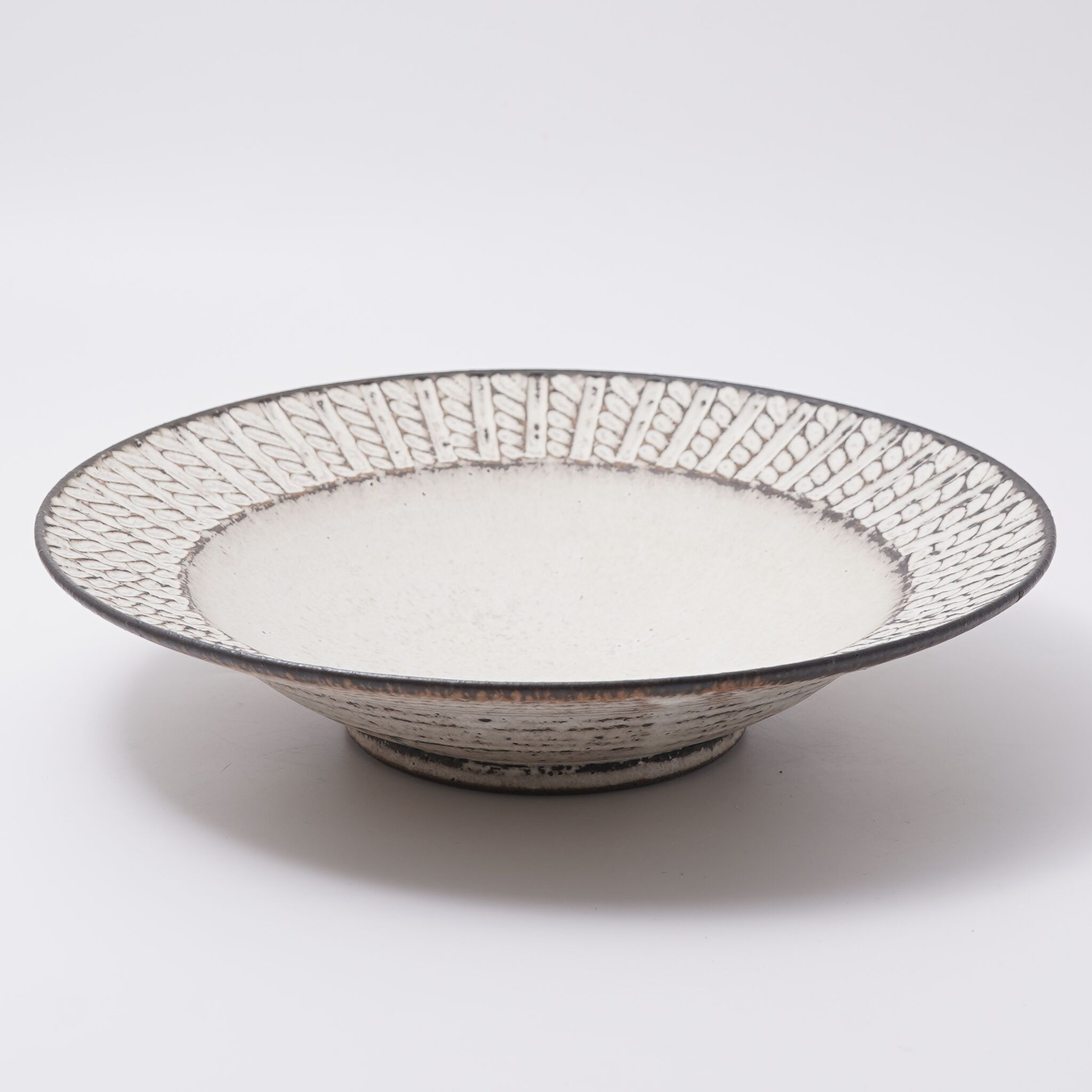 縄目リム皿大【販売期間〜11/11】