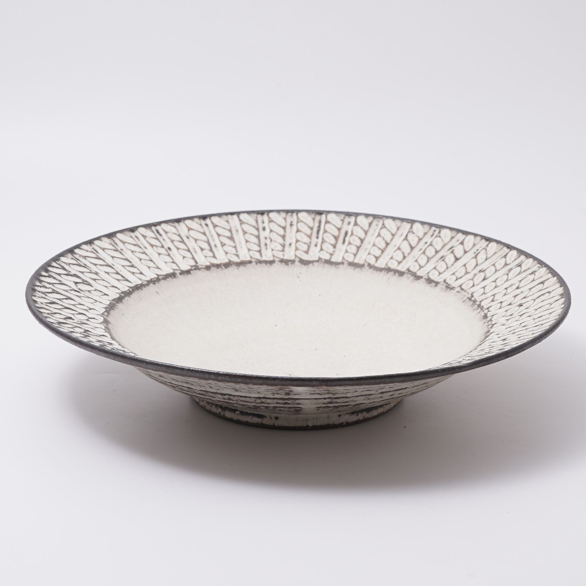 縄目リム皿大【販売期間〜11/11】