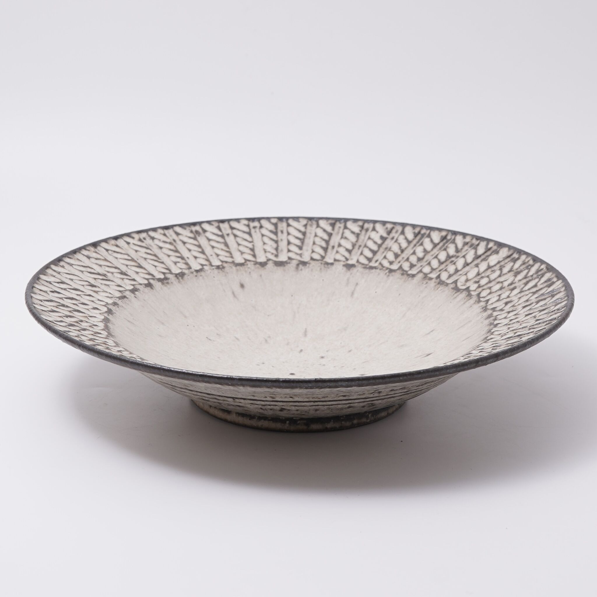 縄目リム皿大【販売期間〜11/11】