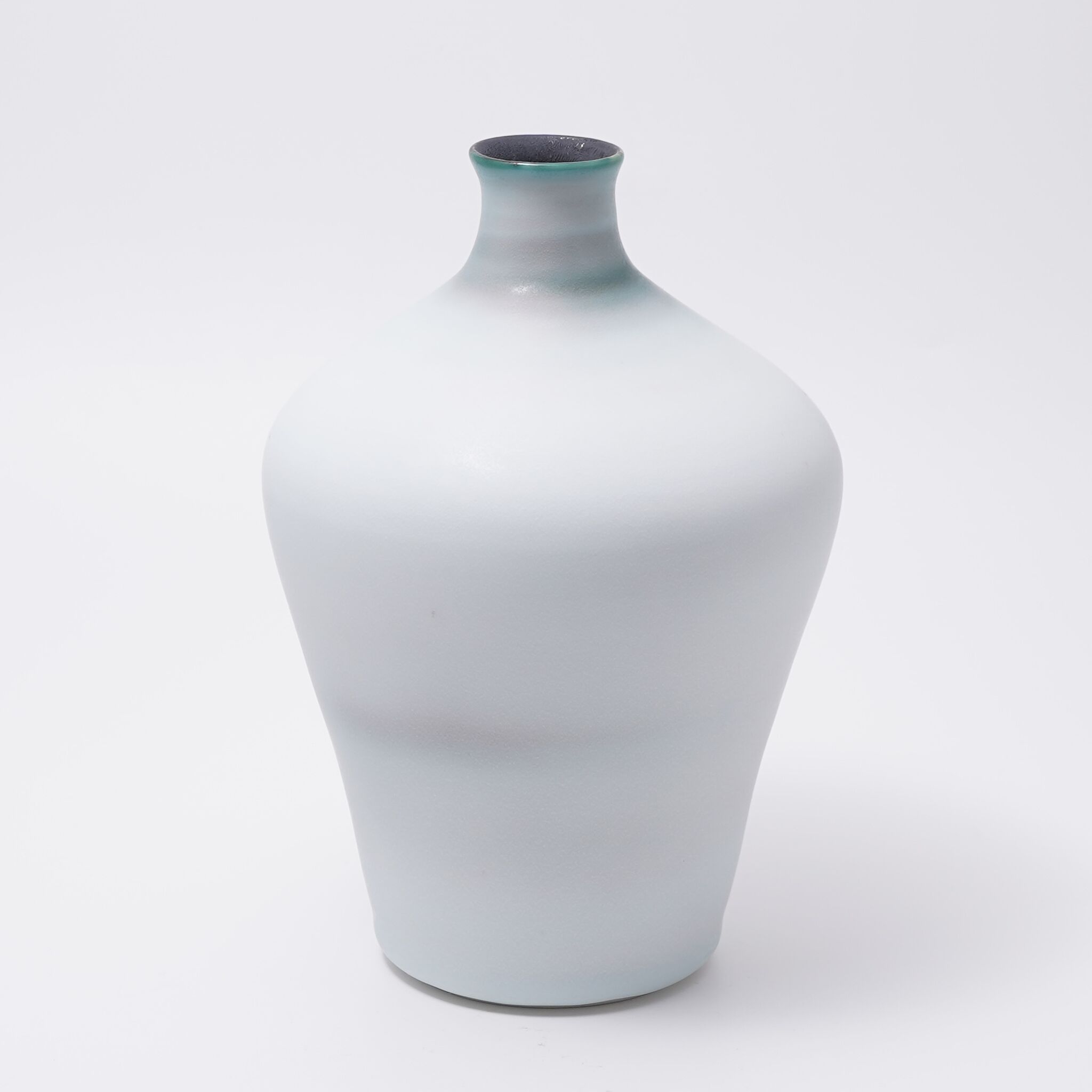 白と青緑の壺【販売期間〜12/26】