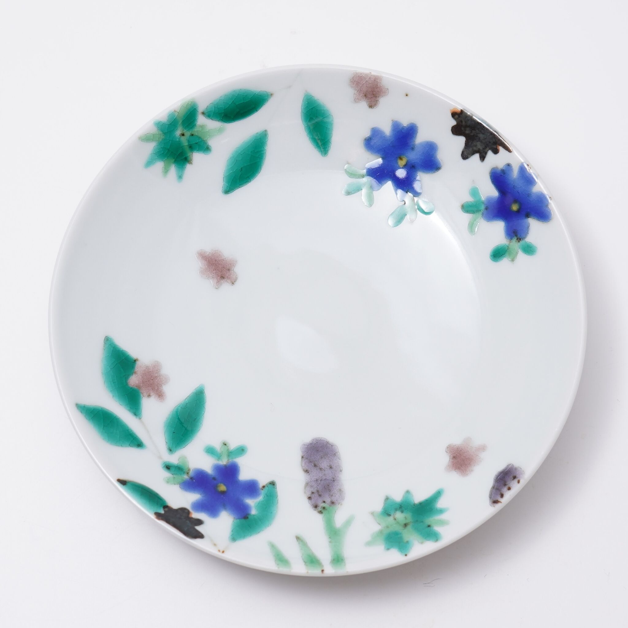 4寸皿 青花畑【販売期間〜12/26】