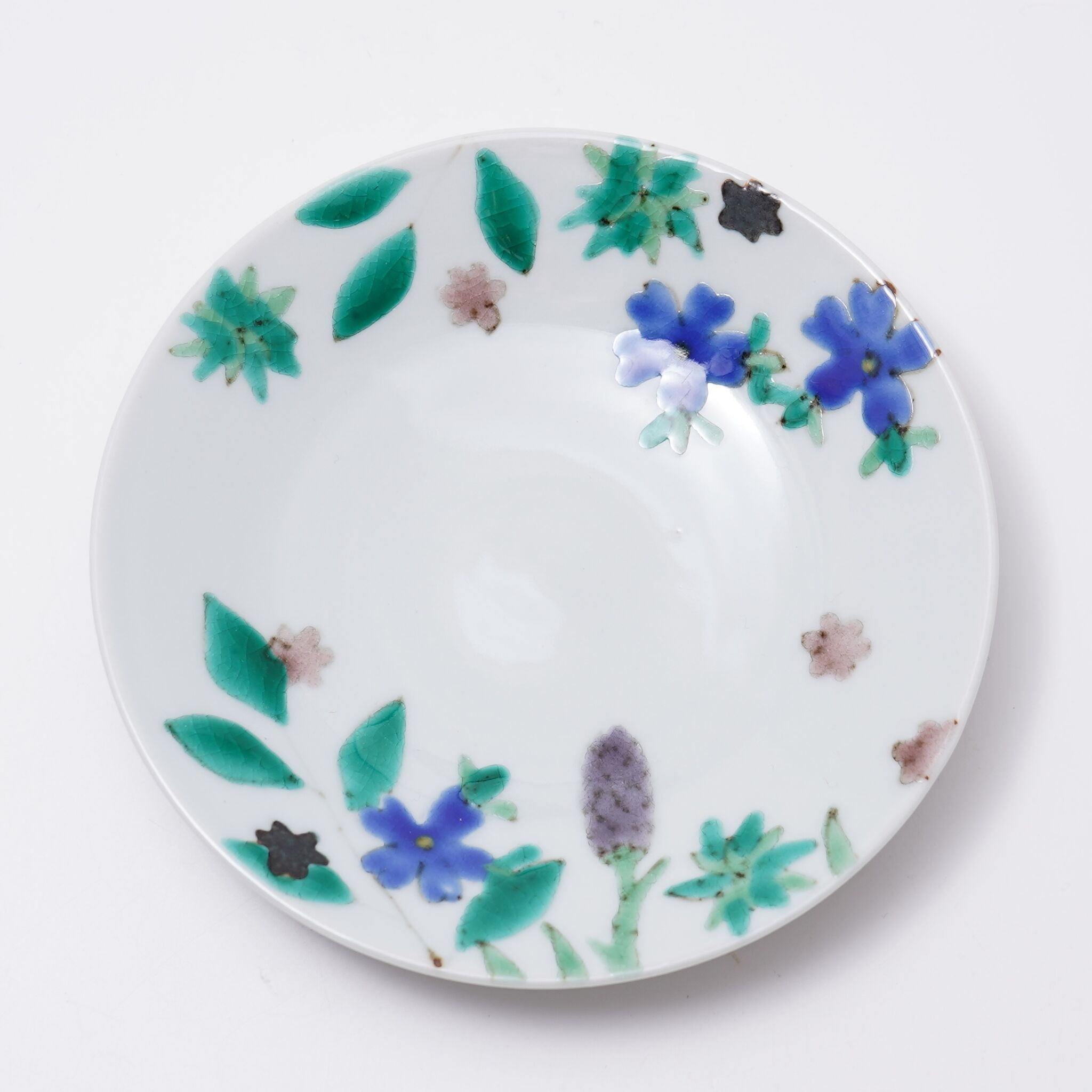 4寸皿 青花畑【販売期間〜12/26】