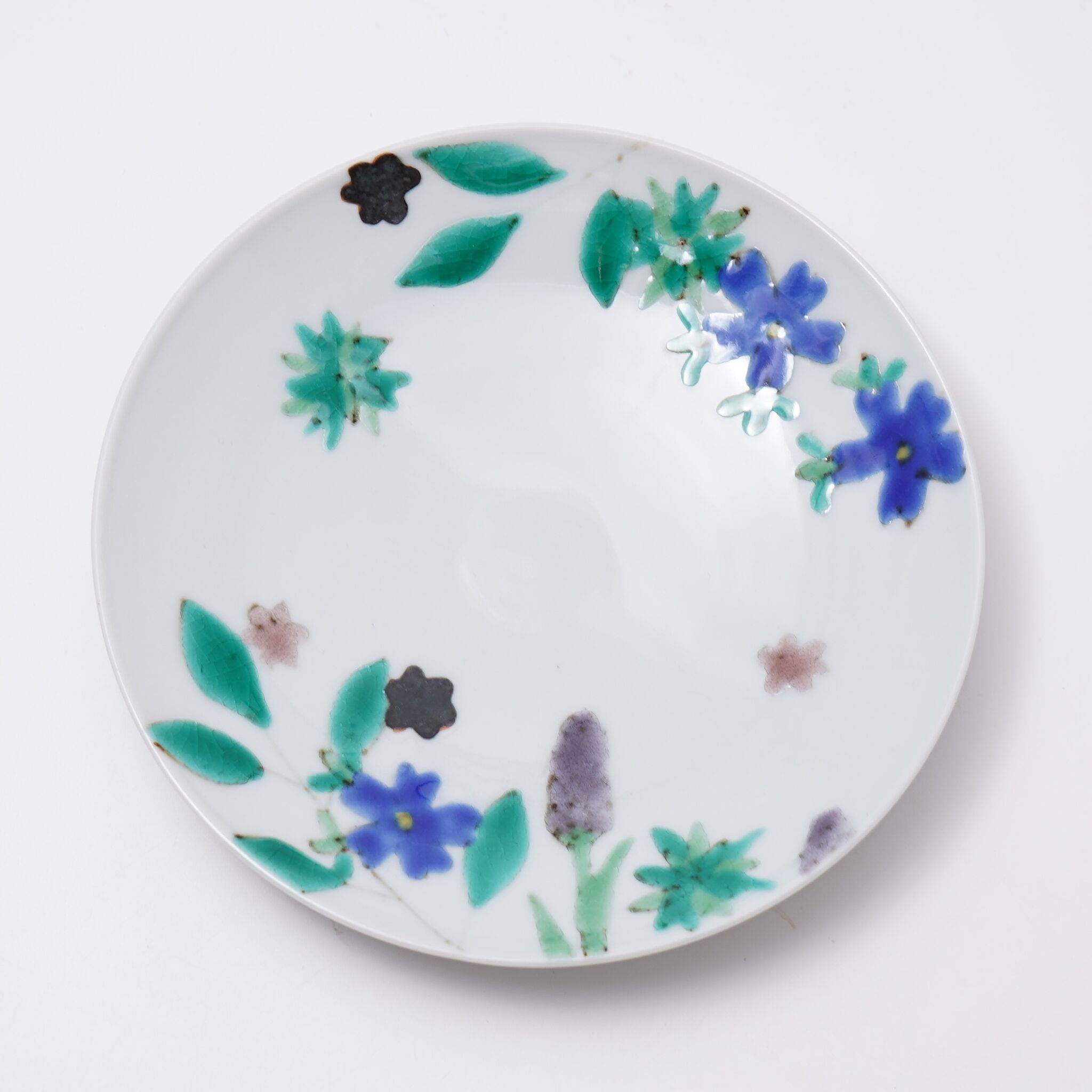 4寸皿 青花畑【販売期間〜12/26】