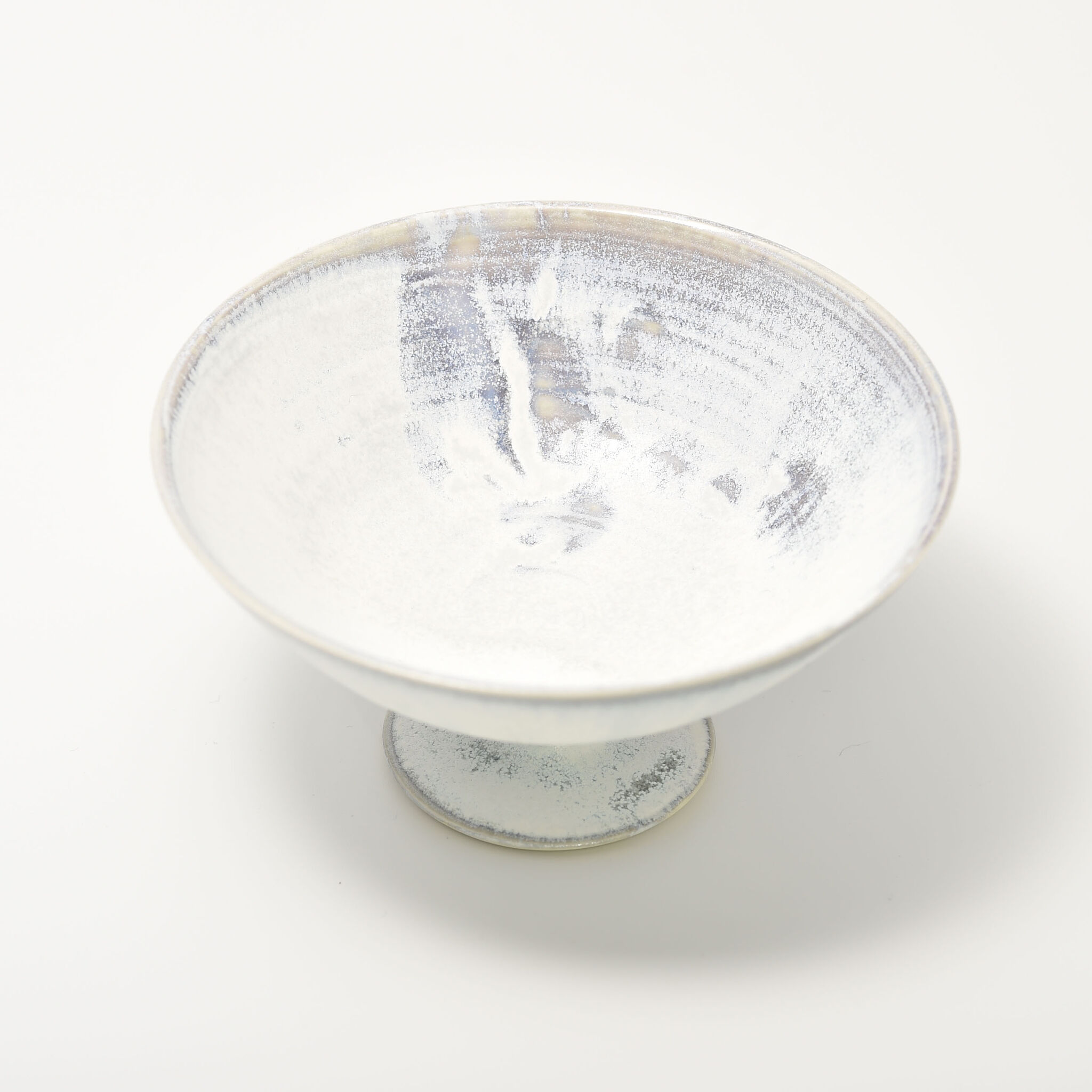 高脚鉢 13㎝ チタン釉